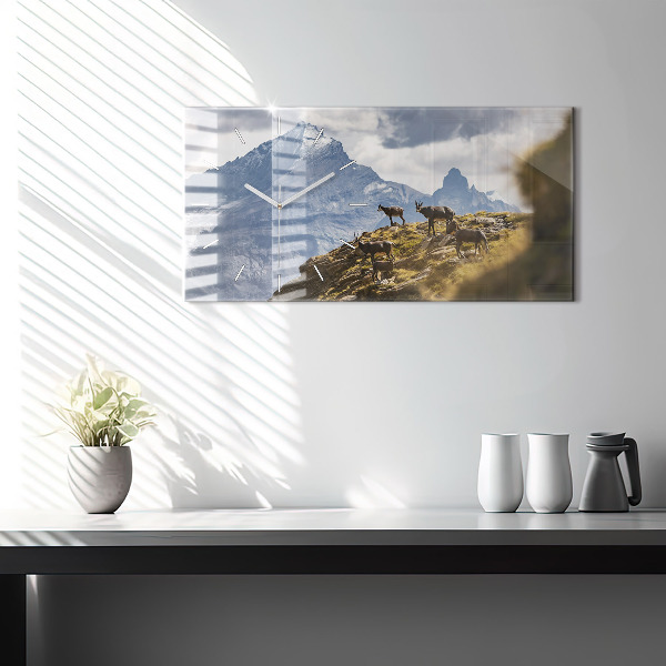 Reloj horizontal Cabra en el Valle de Aosta