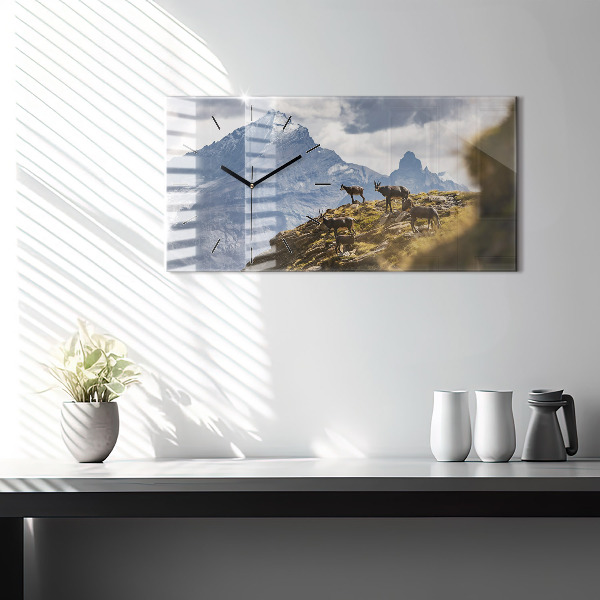 Reloj horizontal Cabra en el Valle de Aosta