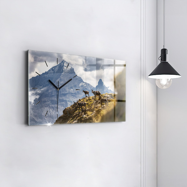 Reloj horizontal Cabra en el Valle de Aosta