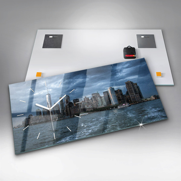 Reloj horizontal Panorama de Nueva York