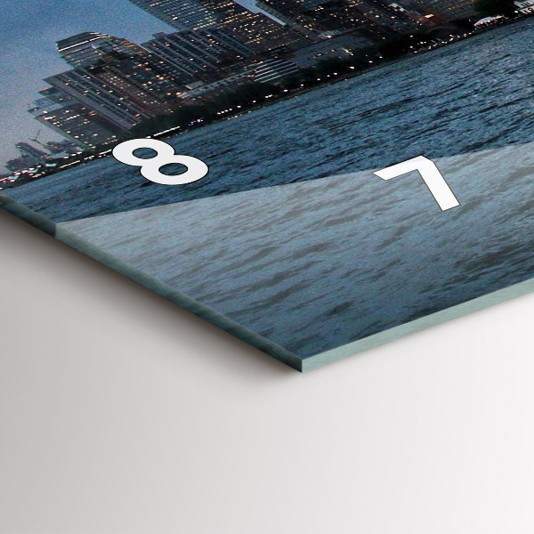 Reloj horizontal Panorama de Nueva York