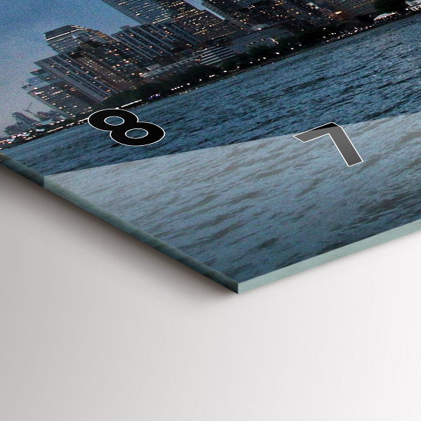 Reloj horizontal Panorama de Nueva York