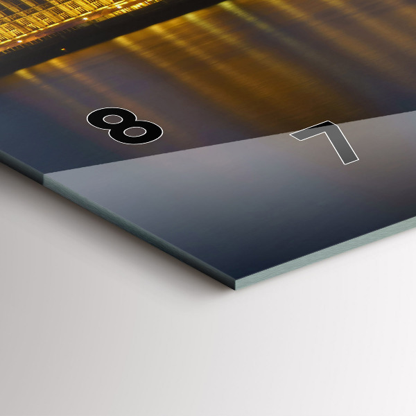 Reloj de cristal horizontal Palacio Winchester de Londres