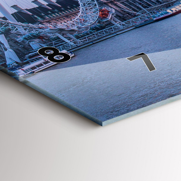 Reloj horizontal Panorama del London Eye