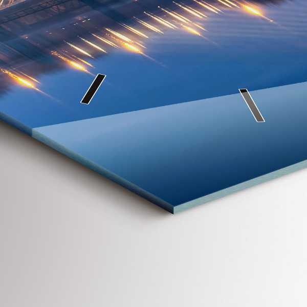 Reloj de cristal horizontal Puente Rędziński Wroclaw