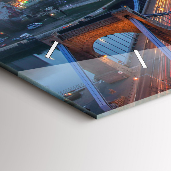 Reloj horizontal Wrocław desde un dron