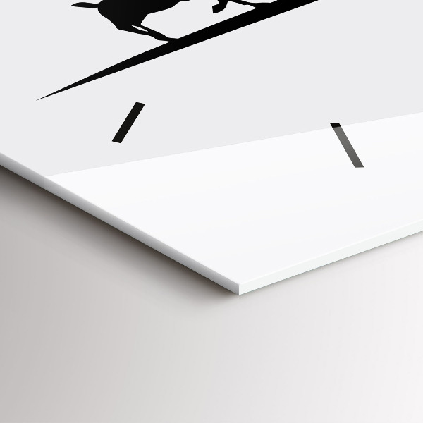 Reloj horizontal Gráfico del horizonte de Poznan