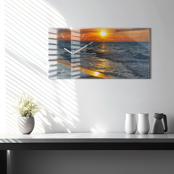 Reloj de cristal horizontal Władysławowo Mar Báltico