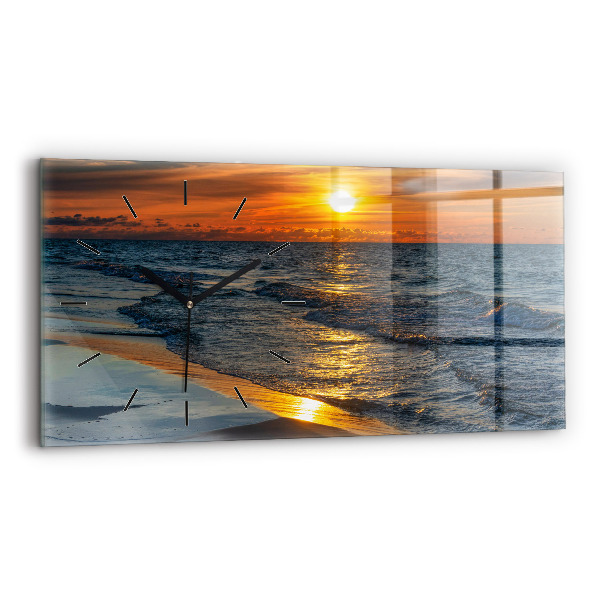Reloj de cristal horizontal Władysławowo Mar Báltico