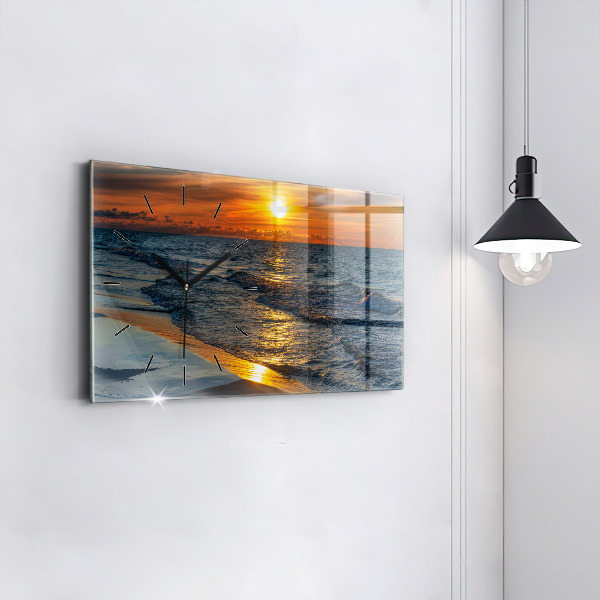 Reloj de cristal horizontal Władysławowo Mar Báltico