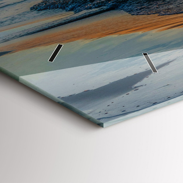 Reloj de cristal horizontal Władysławowo Mar Báltico