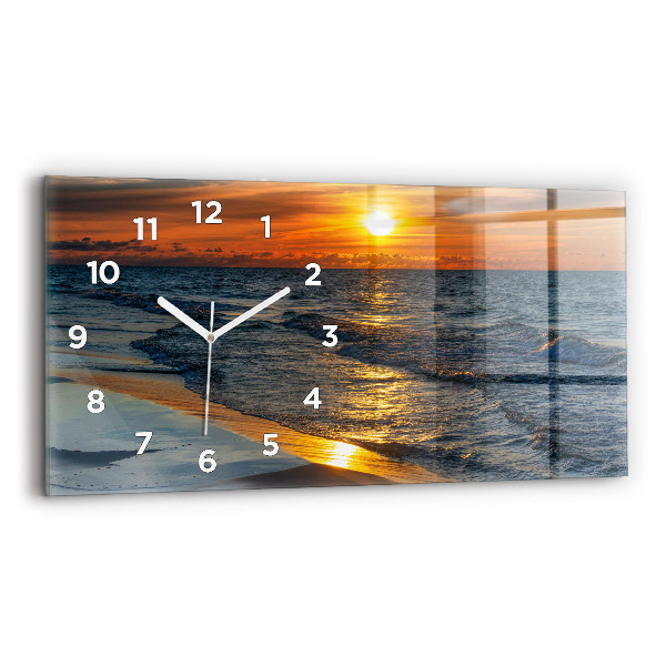 Reloj de cristal horizontal Władysławowo Mar Báltico