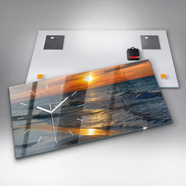 Reloj de cristal horizontal Władysławowo Mar Báltico