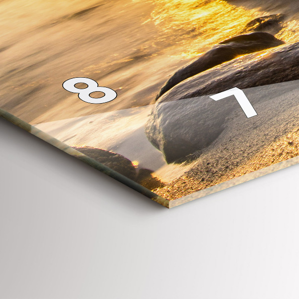 Reloj horizontal Amanecer Mar Báltico