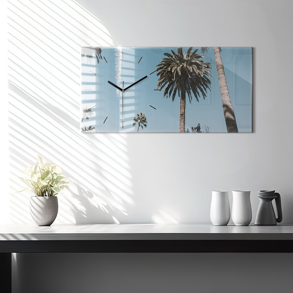 Reloj horizontal Palmeras en Los Ángeles