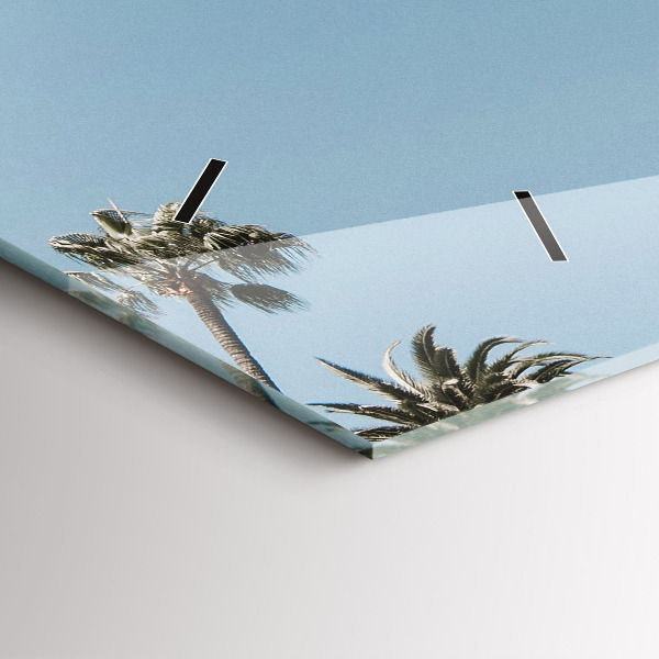 Reloj horizontal Palmeras en Los Ángeles