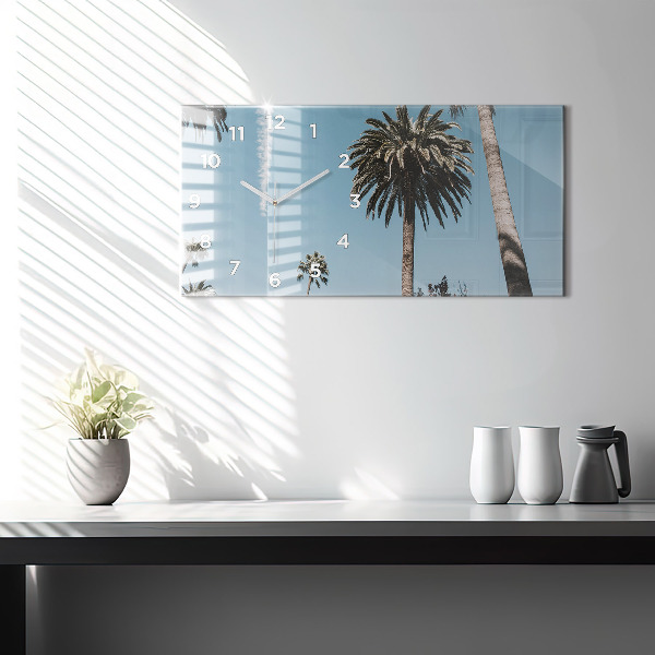 Reloj horizontal Palmeras en Los Ángeles