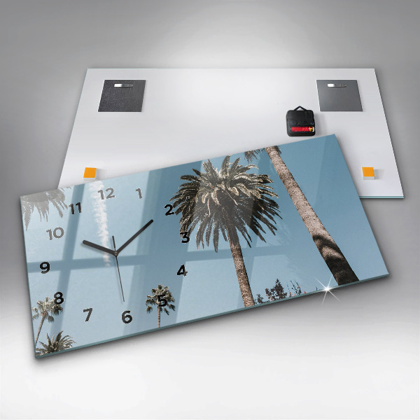 Reloj horizontal Palmeras en Los Ángeles