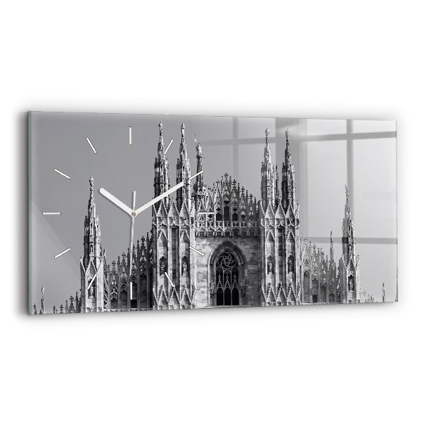 Reloj de cristal horizontal Catedral Duomo Di Milano