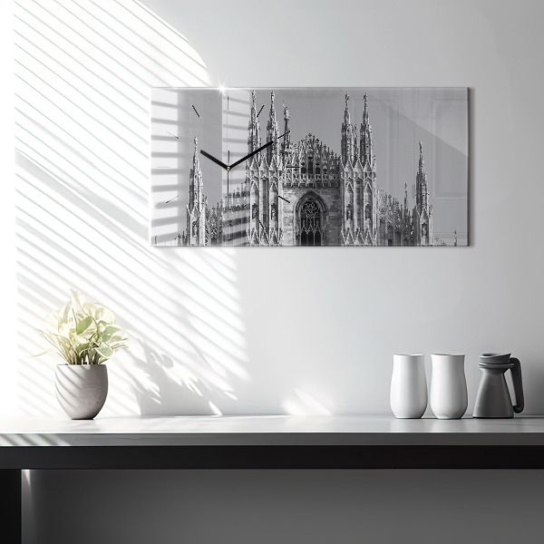 Reloj de cristal horizontal Catedral Duomo Di Milano