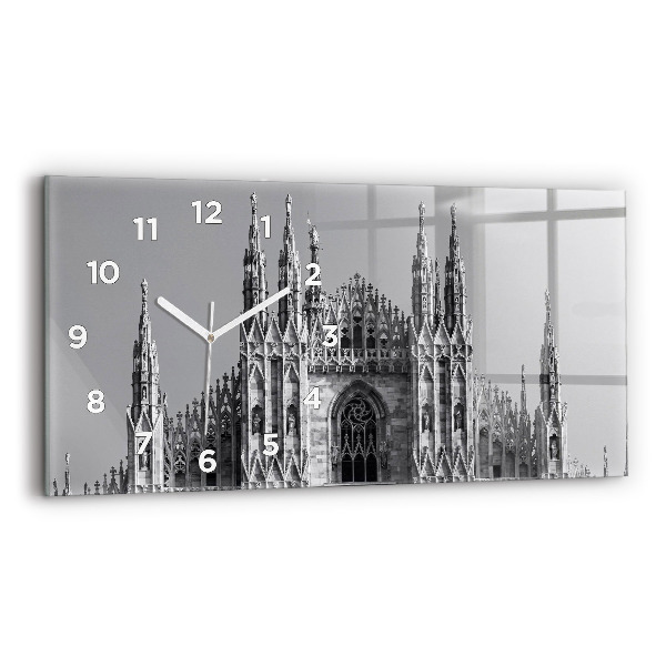Reloj de cristal horizontal Catedral Duomo Di Milano