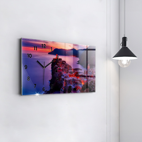 Reloj horizontal Pie de foto