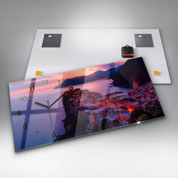 Reloj horizontal Pie de foto