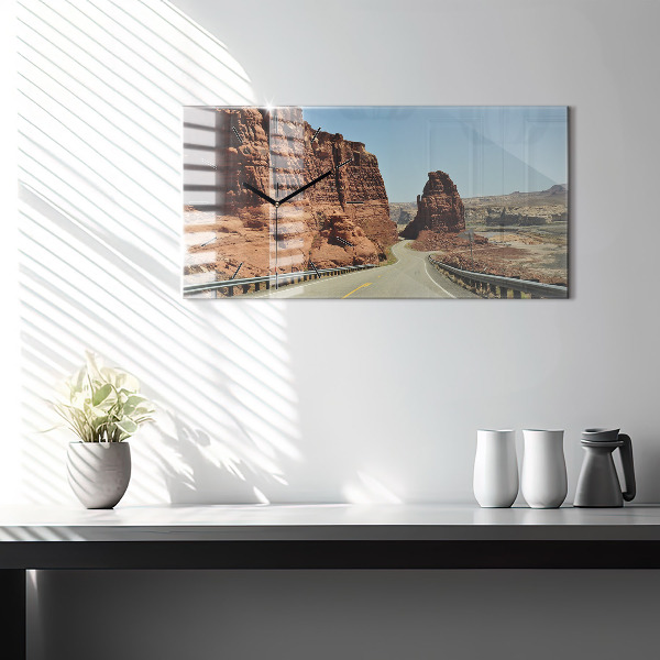 Reloj horizontal Ruta 66 en EEUU