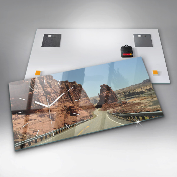 Reloj horizontal Ruta 66 en EEUU