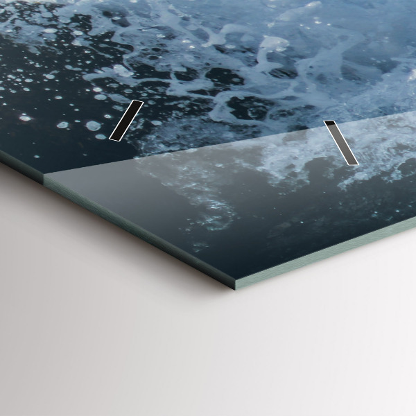 Reloj horizontal Fotografía de olas