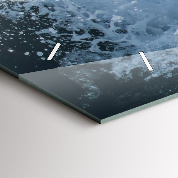 Reloj horizontal Fotografía de olas