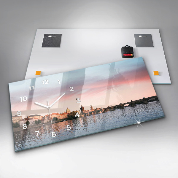 Reloj horizontal Puente de Carlos en Praga