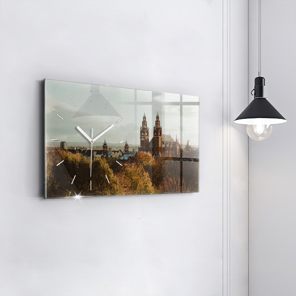 Reloj de cristal horizontal Galería de arte en Glasgow