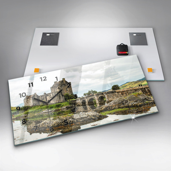 Reloj horizontal Castillo de Eilean Donan Escocia