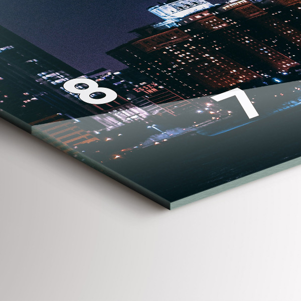 Reloj horizontal Paisaje urbano de Chicago