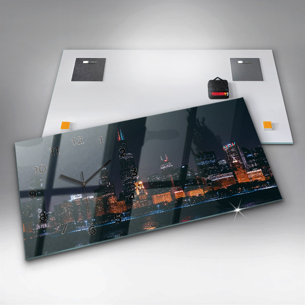 Reloj horizontal Paisaje urbano de Chicago