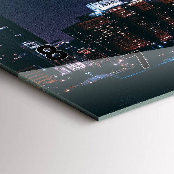 Reloj horizontal Paisaje urbano de Chicago