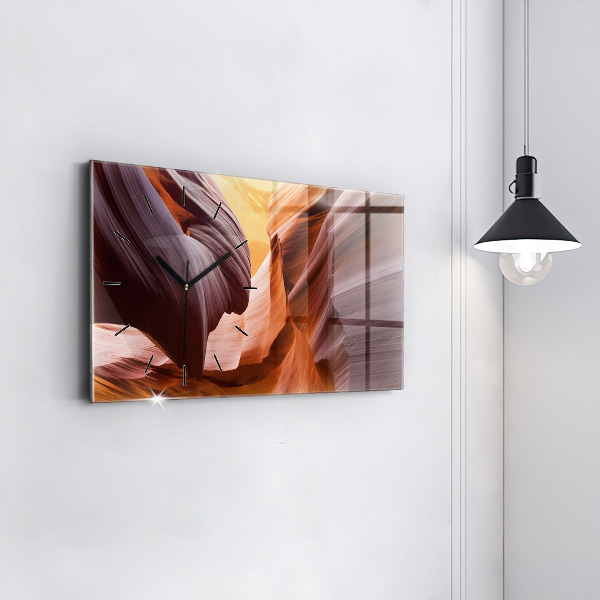 Reloj de cristal horizontal Cañón del Antílope