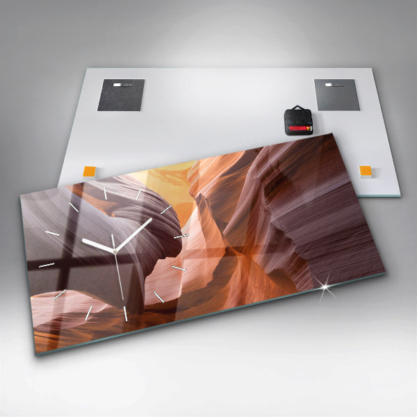 Reloj de cristal horizontal Cañón del Antílope