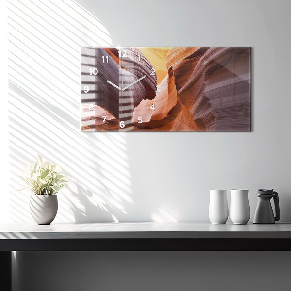 Reloj de cristal horizontal Cañón del Antílope