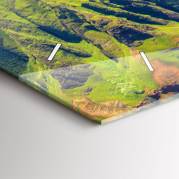 Reloj de cristal horizontal Mar hawaiano