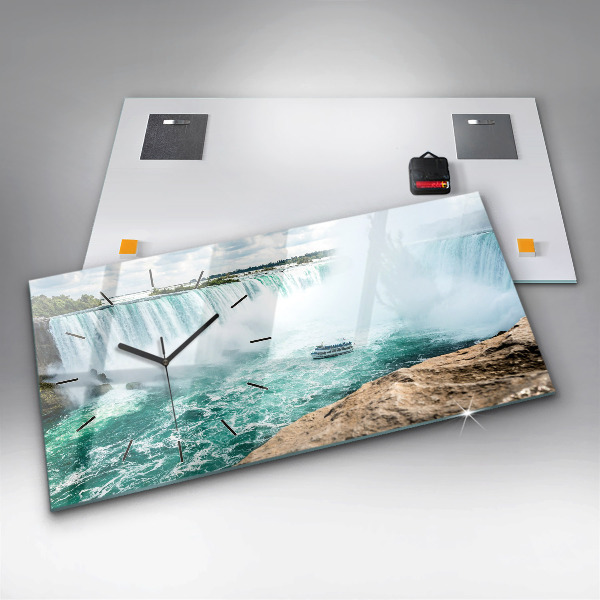 Reloj horizontal Barco en el Niágara