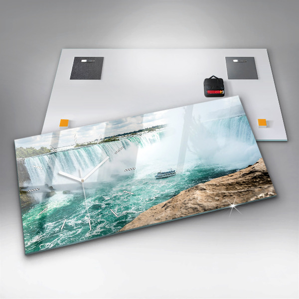 Reloj horizontal Barco en el Niágara