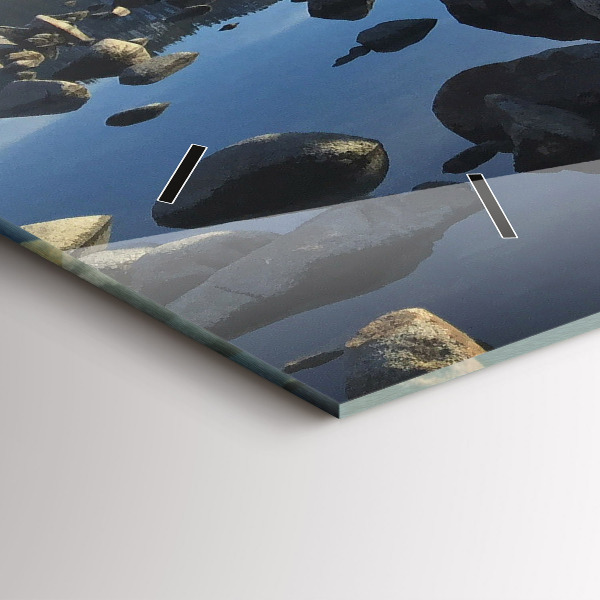 Reloj de cristal horizontal Vista del mar