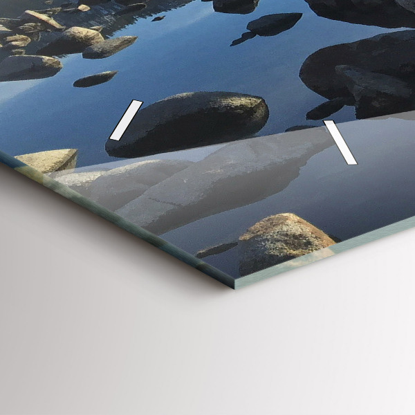 Reloj de cristal horizontal Vista del mar