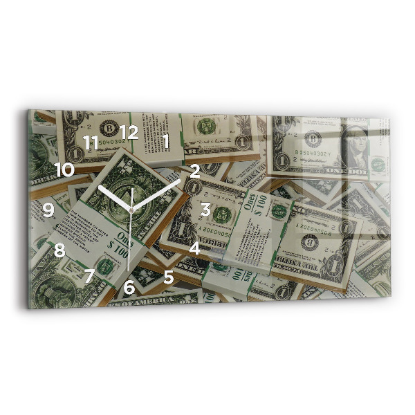 Reloj horizontal 1 dólar estadounidense