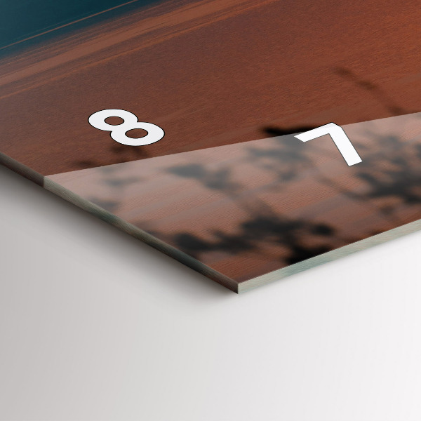 Reloj horizontal Lago Balaton al atardecer