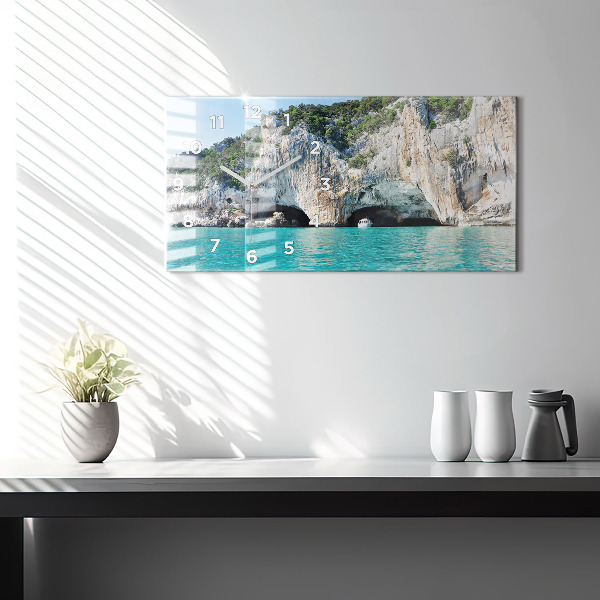 Reloj de cristal horizontal Cueva submarina