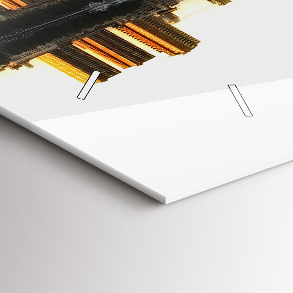 Reloj horizontal Ciudad junto al río