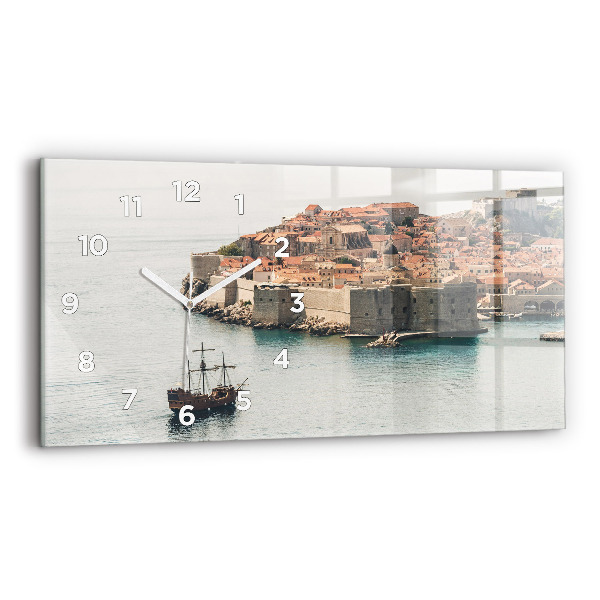 Reloj horizontal Velero en Dubrovnik